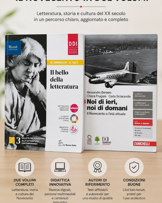 Libri 5° anno – Italiano + Storia ITI