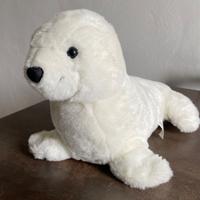 Foca bianca in peluche