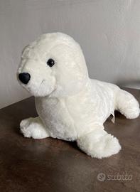 Foca bianca in peluche