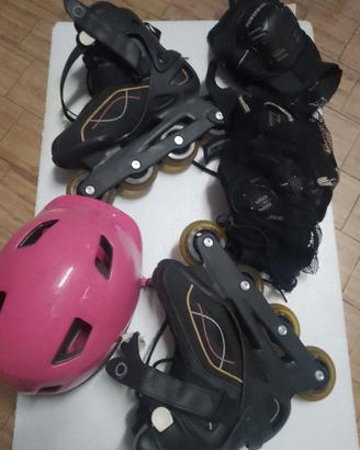 Rollerblade n. 38 con accessori