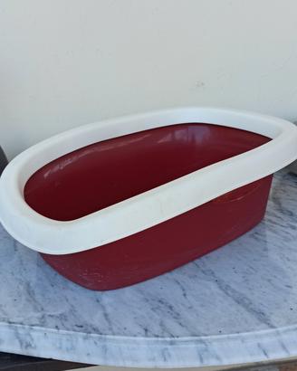 Lettiera bicolor per gatto