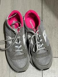 Scarpe Saucony argento e fucsia
