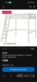 letto a castello da una piazza e mezza IKEA 