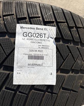 Gomme Invernali Vredestein 325/35 R22 114Y Wintrac