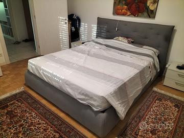 Letto matrimoniale con contenitore