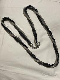 Collana torchon a tre fili