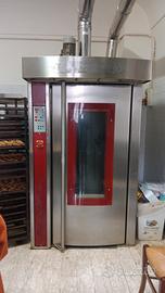 rotor con 4 carrelli e teglie 