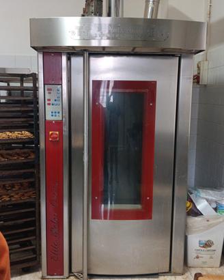 rotor con 4 carrelli e teglie 