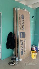 2 Porte filomuro battenti Eclisse