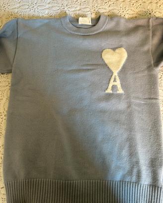 Ami golf azzurro polvere