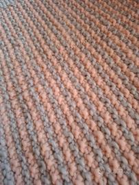 Coperta 100% lana ai ferri