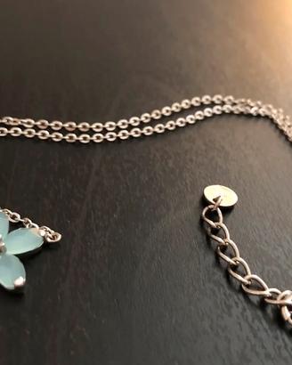 Collana Stroili argento 925 con fiore