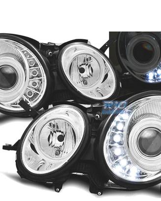 FARI MERCEDES W211 02-06 A LED CROMATI