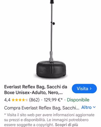 Pungiball con guantoni