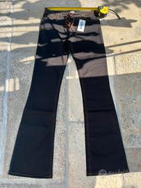 Onyx Fashion Apparel flare laccio marrone 40