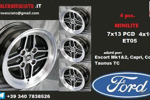 Cerchi rs 7x13 4x108 et05 ford escort capri taunus