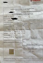 Fuoribordo yamaha 2,5 cv + tender