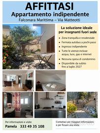 Appartamento zona tranquilla ingresso indipendente