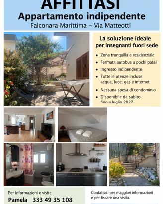 Appartamento zona tranquilla ingresso indipendente