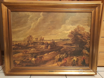 Quadro Barj Buzzoni - Ritorno Di Contadini Rubens