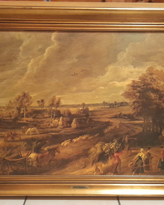 Quadro Barj Buzzoni - Ritorno Di Contadini Rubens