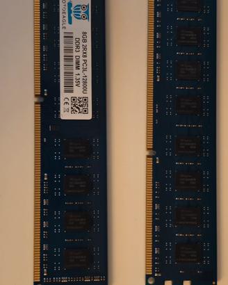 2x8Gb DDR3 PC3L 12800 Motoeagle