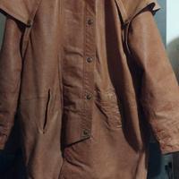 Cappotto Trench pelle Marlboro Classic anni 2000
