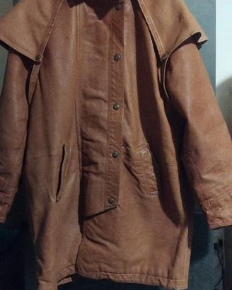 Cappotto Trench pelle Marlboro Classic anni 2000