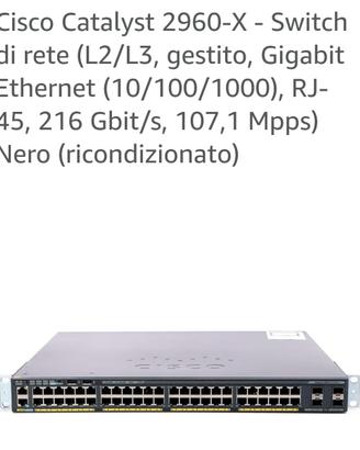 Cisco switch 48 porte 