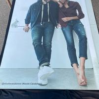 Pannello bifacciale pubblicitario