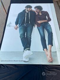 Pannello bifacciale pubblicitario