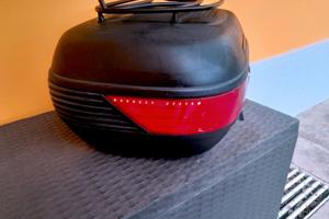 bauletto maxia 52 litri givi ,con portapacchino su