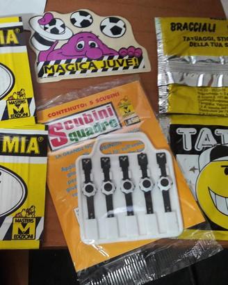 Lotto Juventus Figurine gadget  Tatuaggi  adesivi
