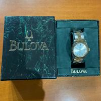 Bulova orologio acciaio e oro
