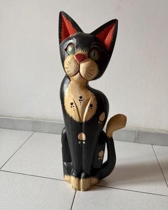 Gatto in legno