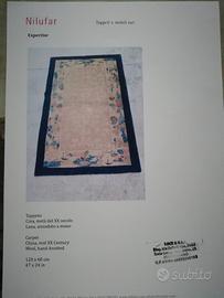 Tappeti originali certificati come EXPERTISE.