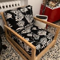 Poltroncina Ikea in legno
