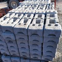 Basi in cemento per recinzioni mobili