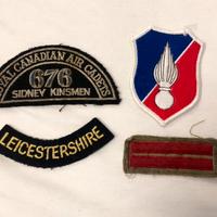 LOTTO PATCH MILITARI CANADA USA ITALIA TOPPE