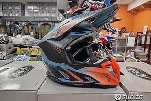 AIROH Casco Cross Twist 3 - Shard - Orange Matt