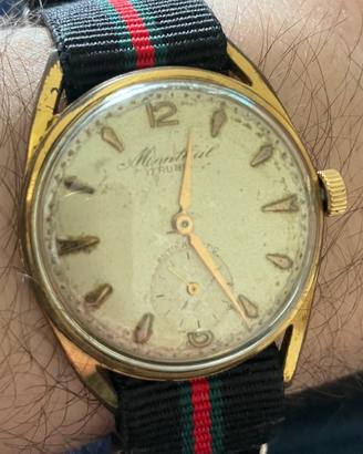 Orologio Monthal 17 Rubini Meccanico vintage uomo