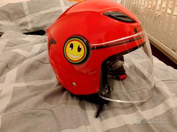 LS2, Casco Moto per Bambini FUNNY Red

