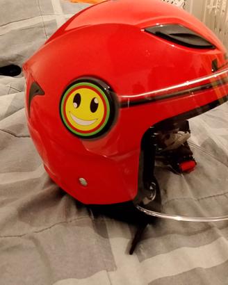 LS2, Casco Moto per Bambini FUNNY Red

