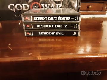 Lotto Resident Evil 1 2 3 PS1 PAL