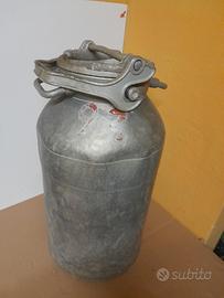 Bidone Latte Alluminio Metà 1900 Guinzio Rossi 50l