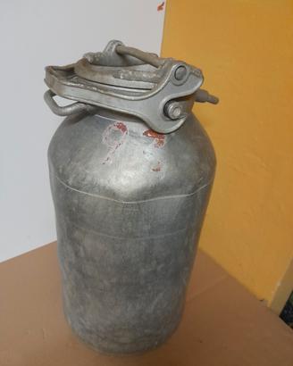 Bidone Latte Alluminio Metà 1900 Guinzio Rossi 50l