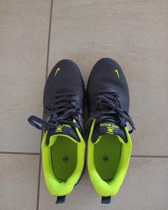 Nike shox numero 45 Grigio e Verde Fluo- Come Nuov