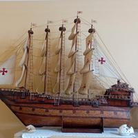 veliero fatto a mano 