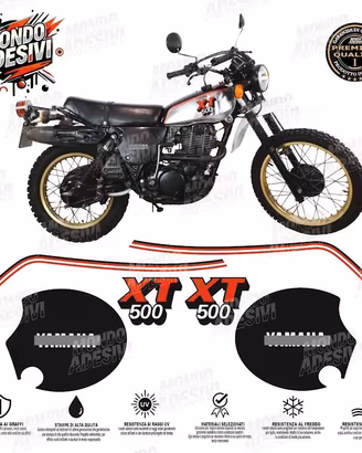 Adesivi kit completo per XT 500 anno 1981 - compat