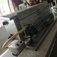 Gira spiedini professionale a gas